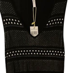 BCBGeneration Black and White Knit Dress